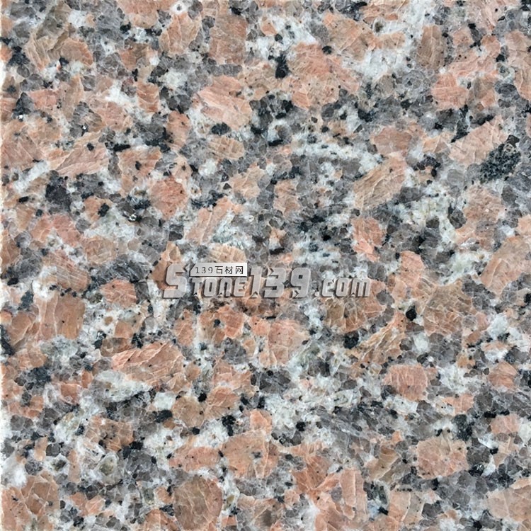 廣西岑溪花崗巖粉紅麻、楓葉紅、海棠紅、三堡紅石材的對比