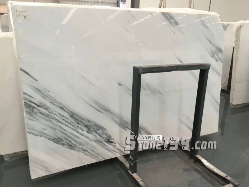 水墨白大理石介紹（中國版魚肚白）