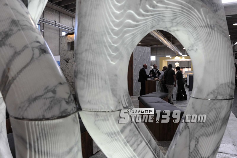 意大利石材展會上的那些大理石藝術品