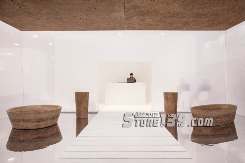 意大利石材展會上的那些大理石藝術品