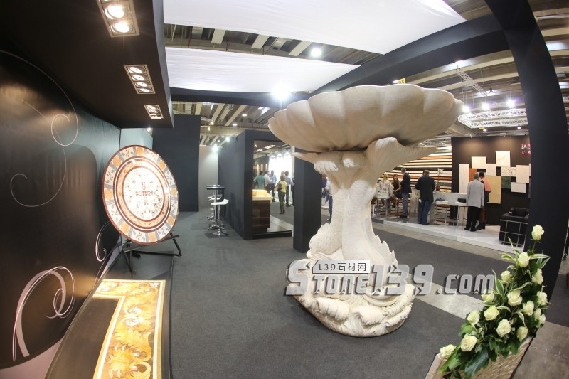 意大利石材展會上的那些大理石藝術品