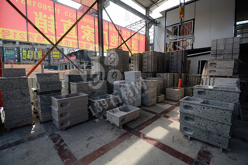 福建漳州洗衣池工廠樂晨石材批發花崗巖一體洗衣池