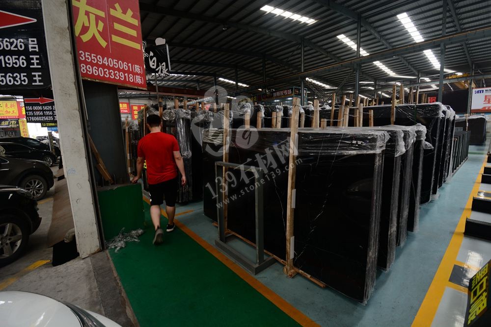 廣西黑白根大理石水頭大板現貨