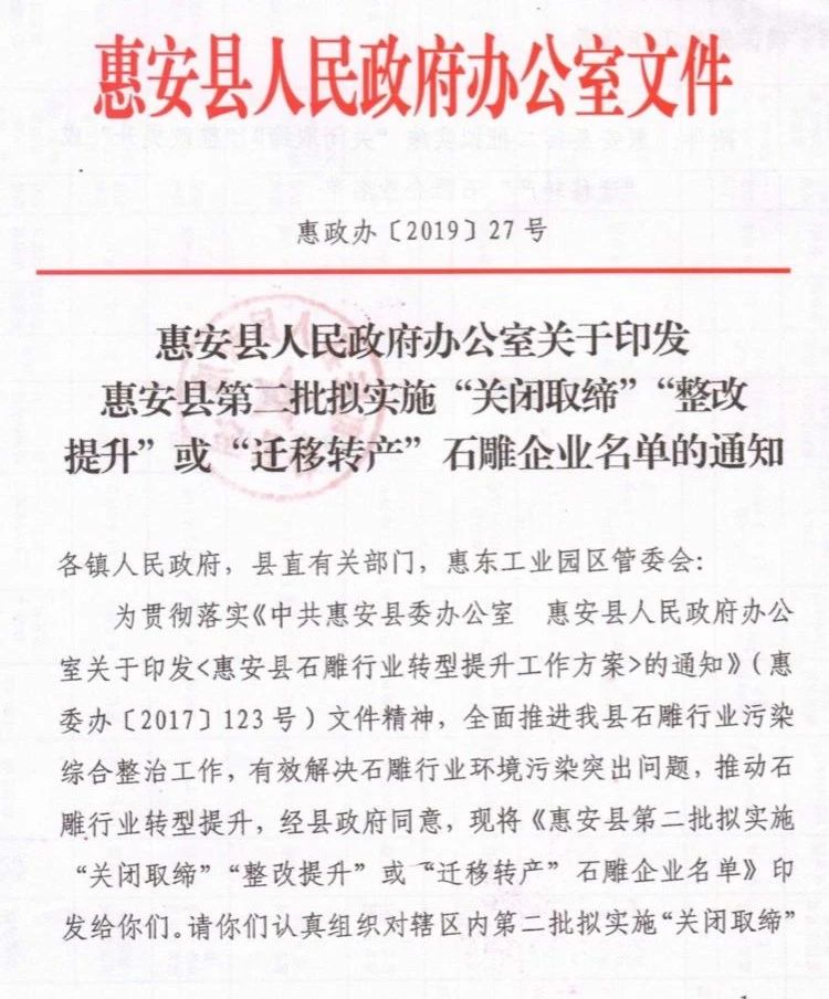 2019上半年，環(huán)保關(guān)停席卷各大石材產(chǎn)區(qū)！有錢都不一定能買到好料了！