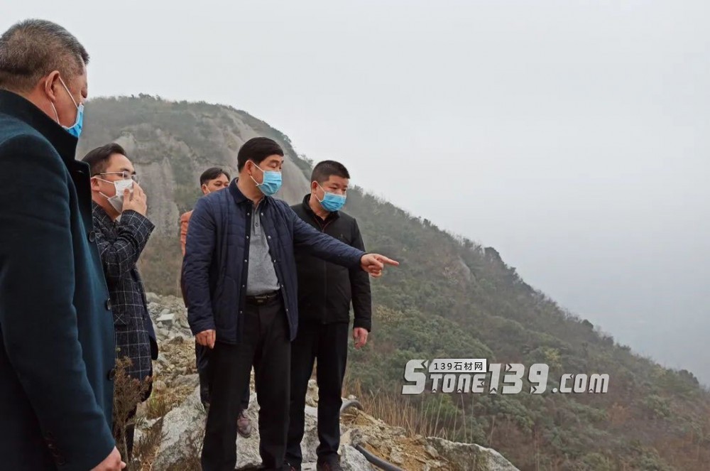 廣西資源縣縣長調研資源縣石材產業復工復產、發展整改等工作，附海浪花 浪花白  資江灰產品欣賞！