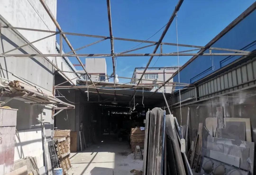 浙江海寧市長安鎮(zhèn)辛江片區(qū)整治石材加工行業(yè)